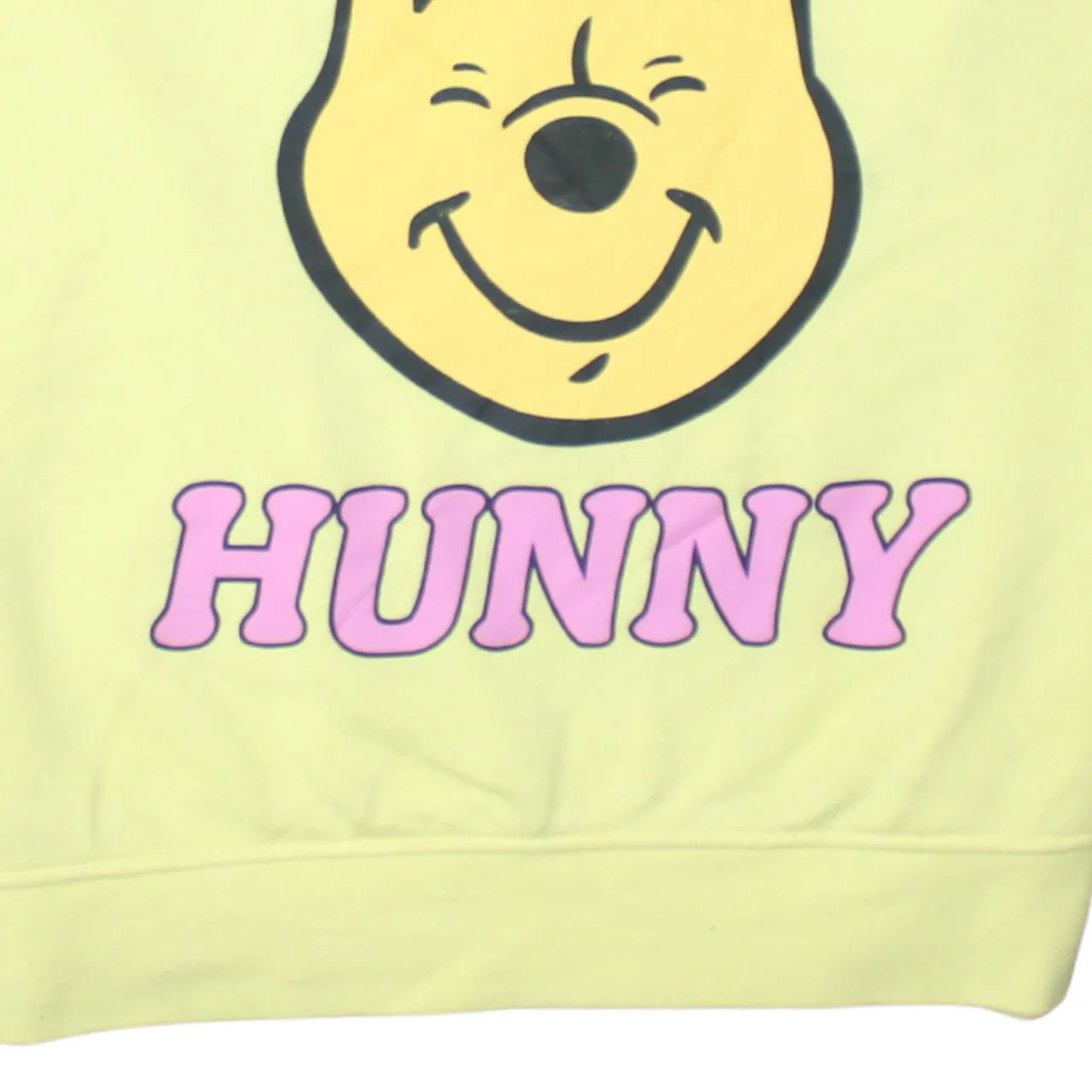 Disney 90's Winnie The Pooh Crew Neck Sweatshirt Small Yellow sold by Vintage Club product image thumbnail 4
