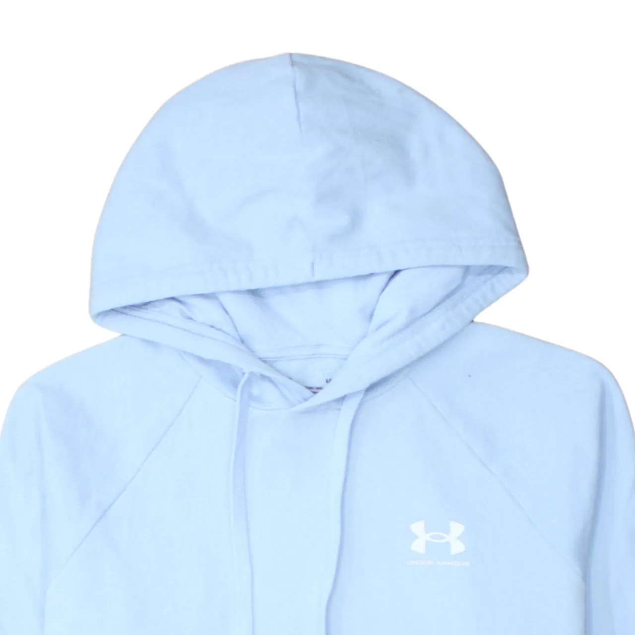Under Armour 90's Drawstring Pockets Pullover Hoodie Large Blue sold by Vintage Club product image thumbnail 3
