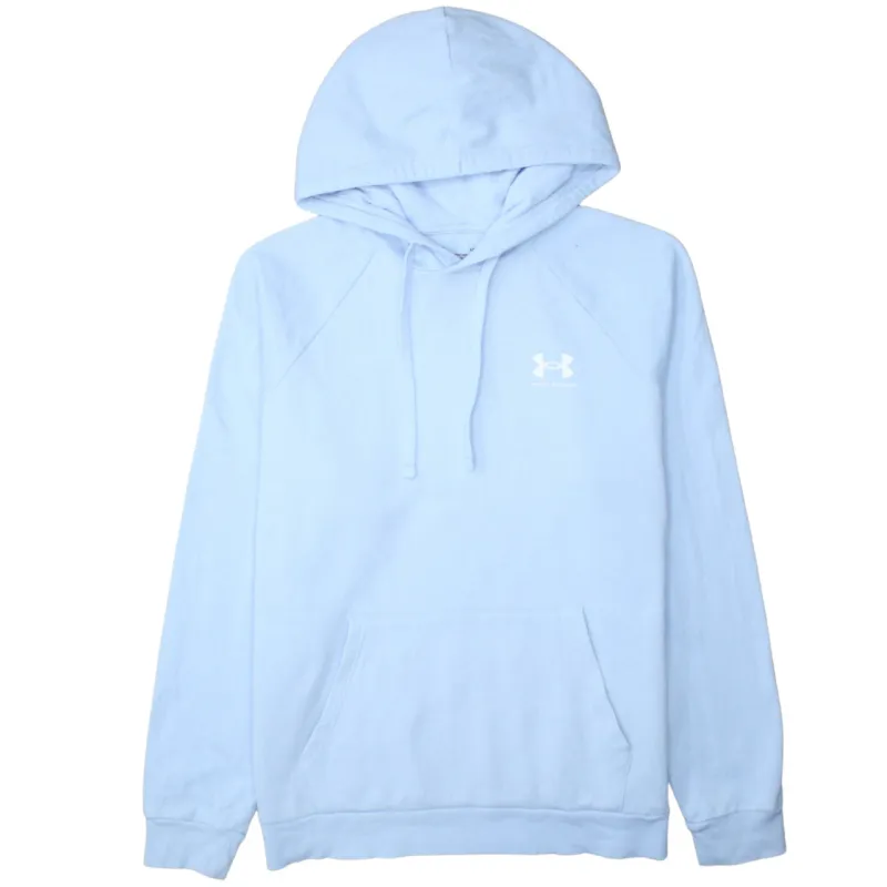 Under Armour 90's Drawstring Pockets Pullover Hoodie Large Blue sold by Vintage Club