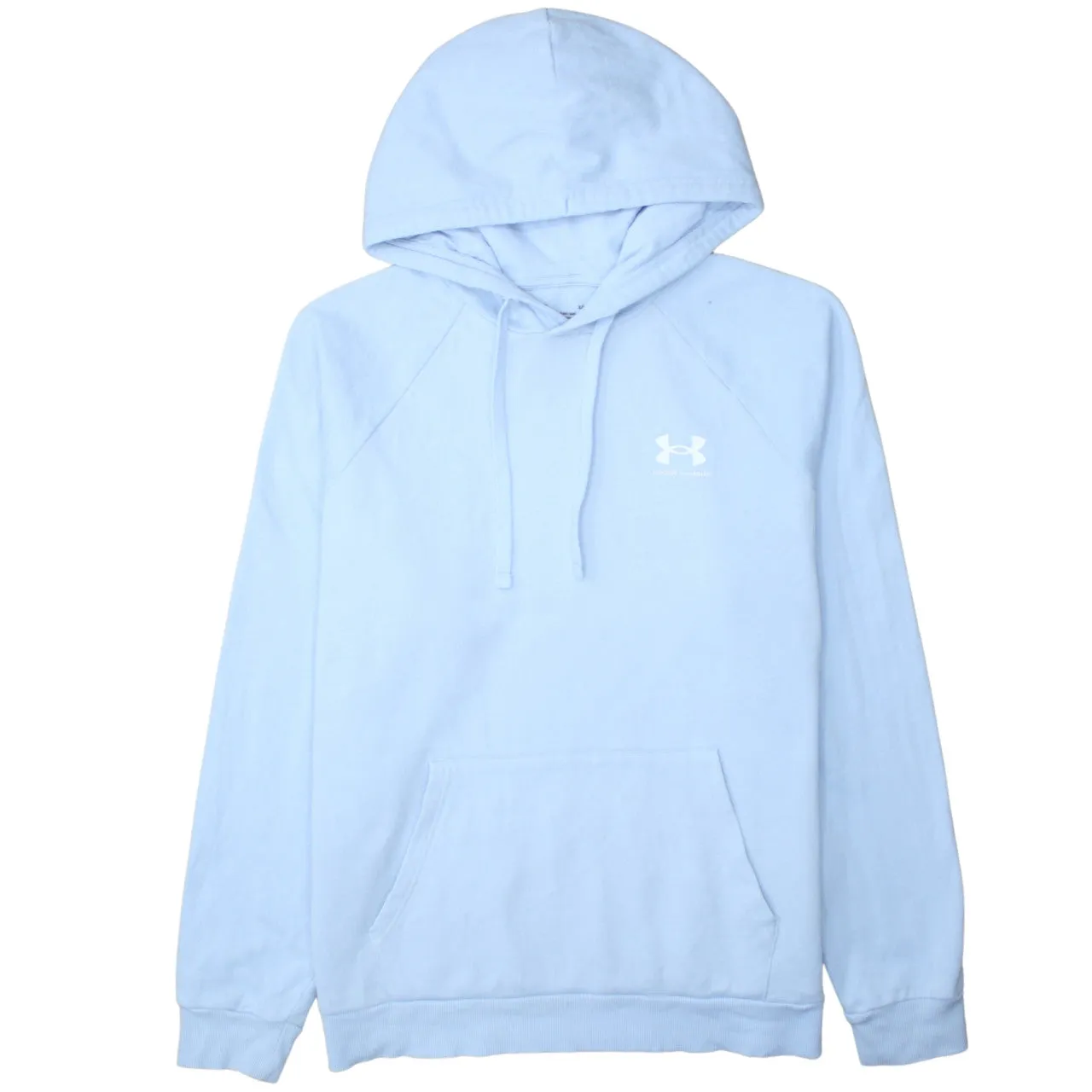 Under Armour 90's Drawstring Pockets Pullover Hoodie Large Blue sold by Vintage Club