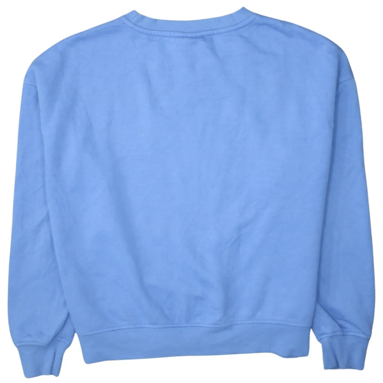 Disney Blue Sweatshirt Women's Small Printed Stitch Graphic Crewneck Pullover Fleece Top sold by Vintage Club product image thumbnail 2