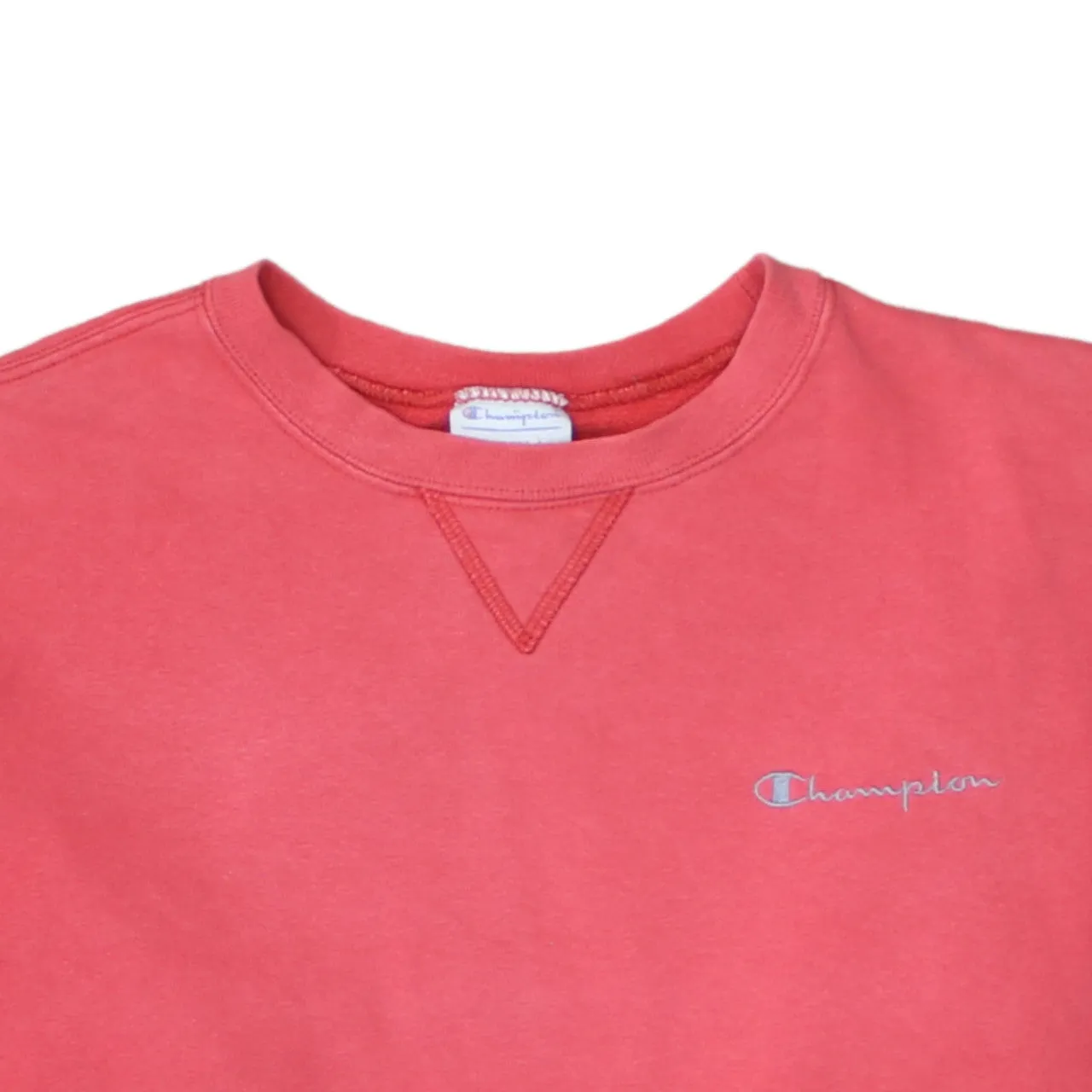 Champion 90's Lightweight Crew Neck Sweatshirt Small Red sold by Vintage Club product image thumbnail 3