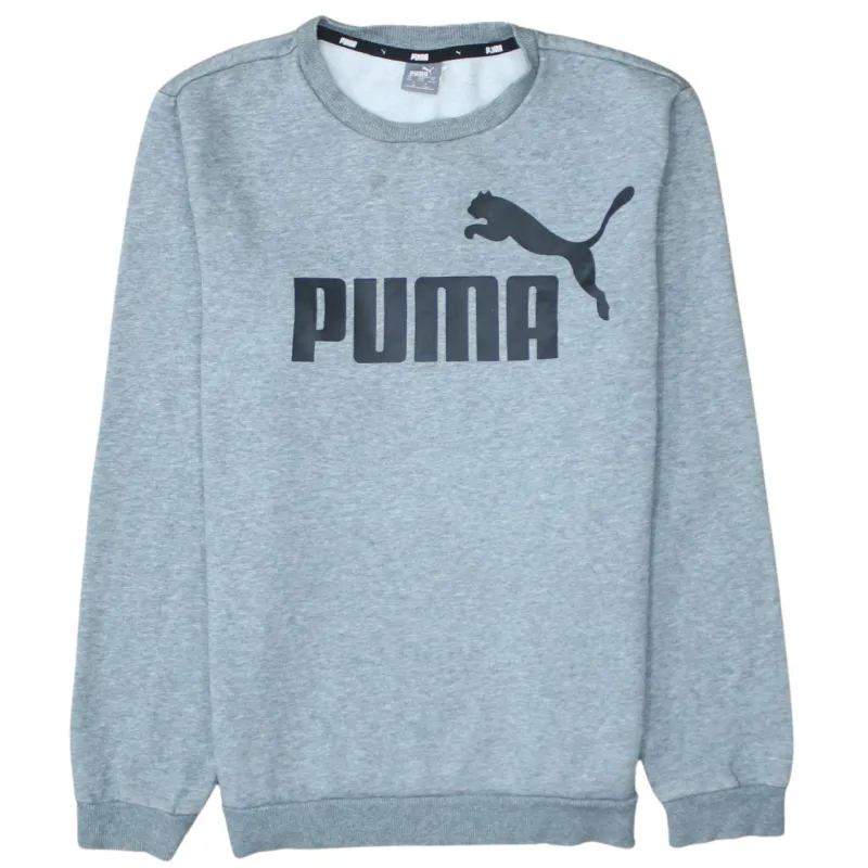 Puma 90's Spellout Crew Neck Sweatshirt XXLarge (2XL) Grey sold by Vintage Club