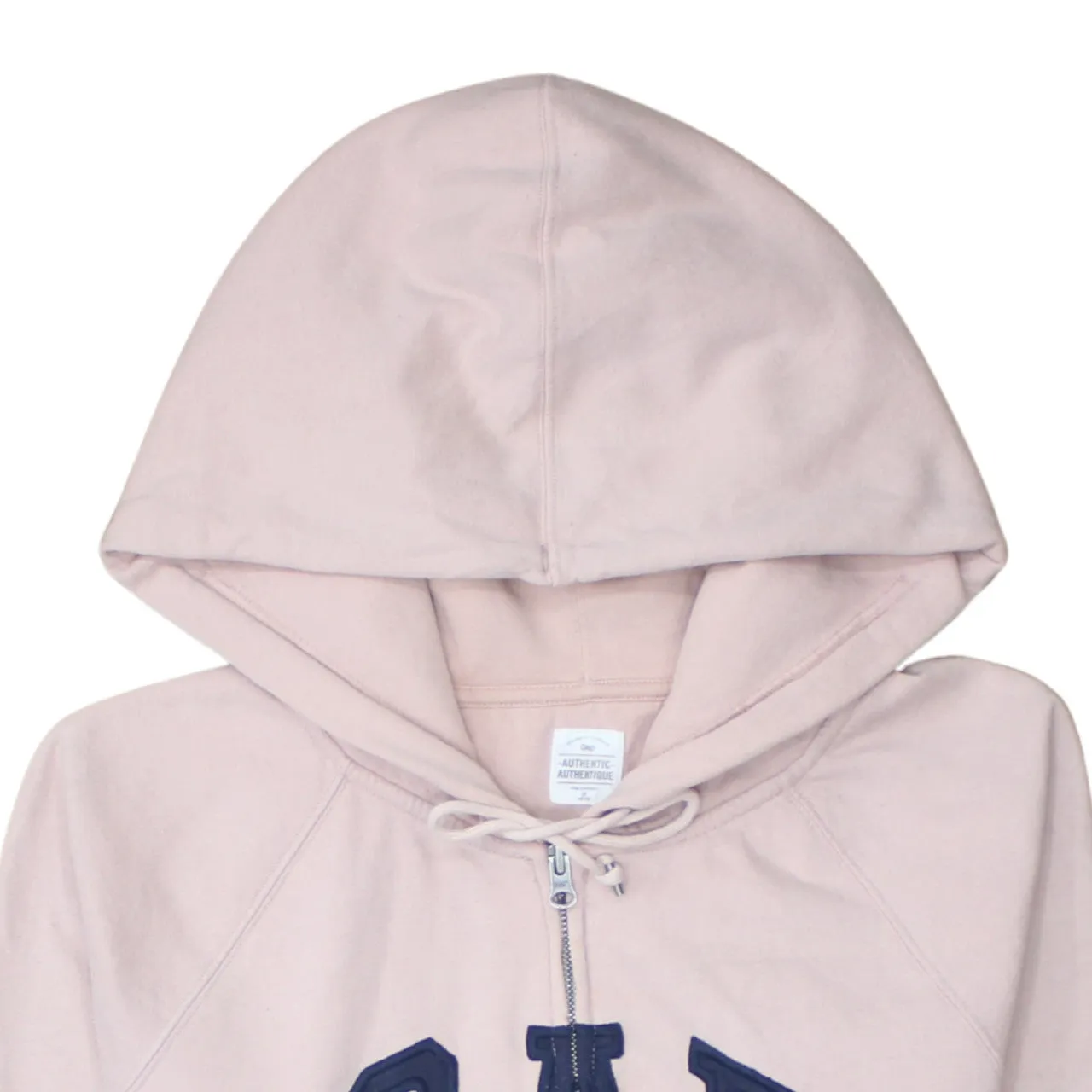 Gap 90's Spellout Full Zip Up Hoodie Medium Pink sold by Vintage Club product image thumbnail 3