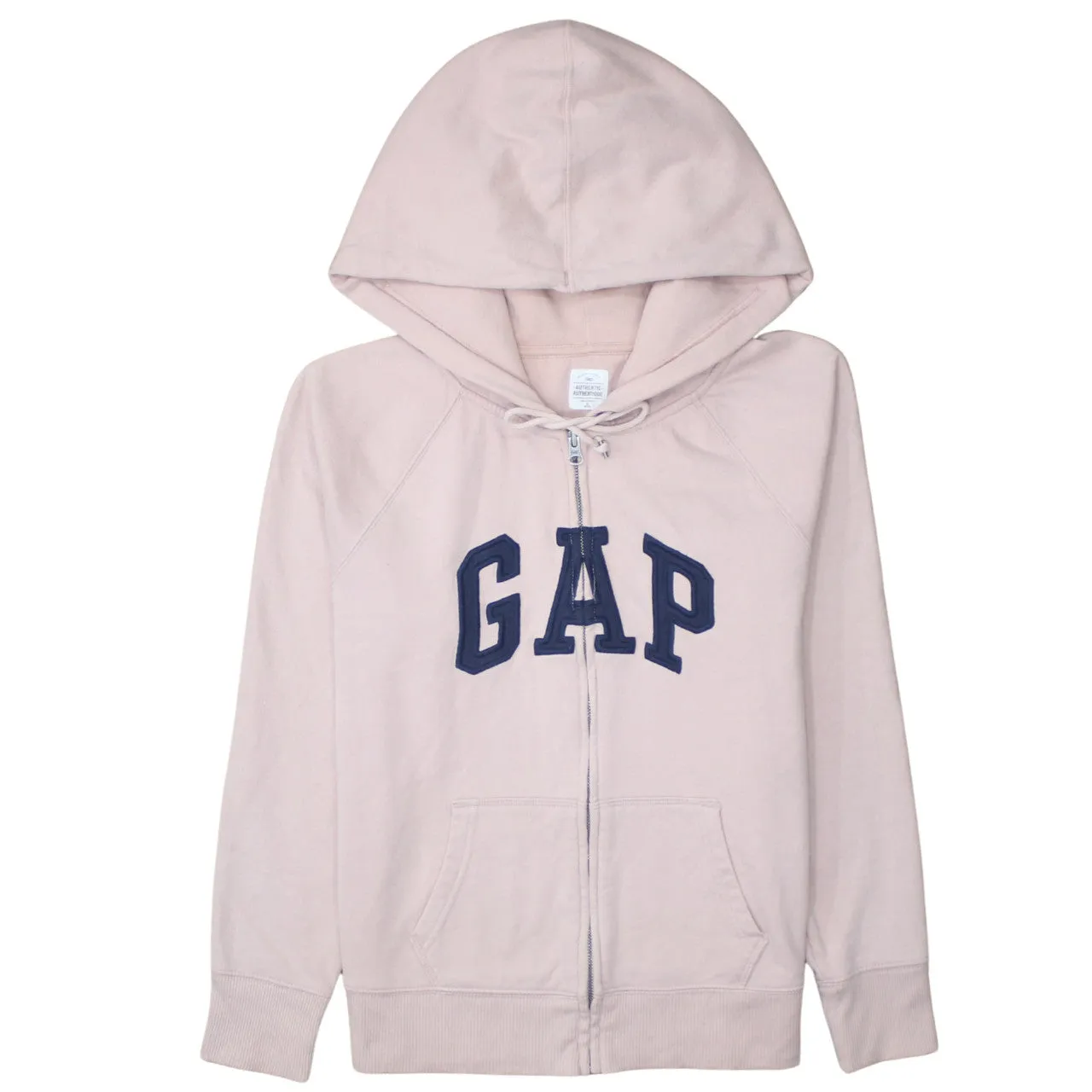 Gap 90's Spellout Full Zip Up Hoodie Medium Pink sold by Vintage Club
