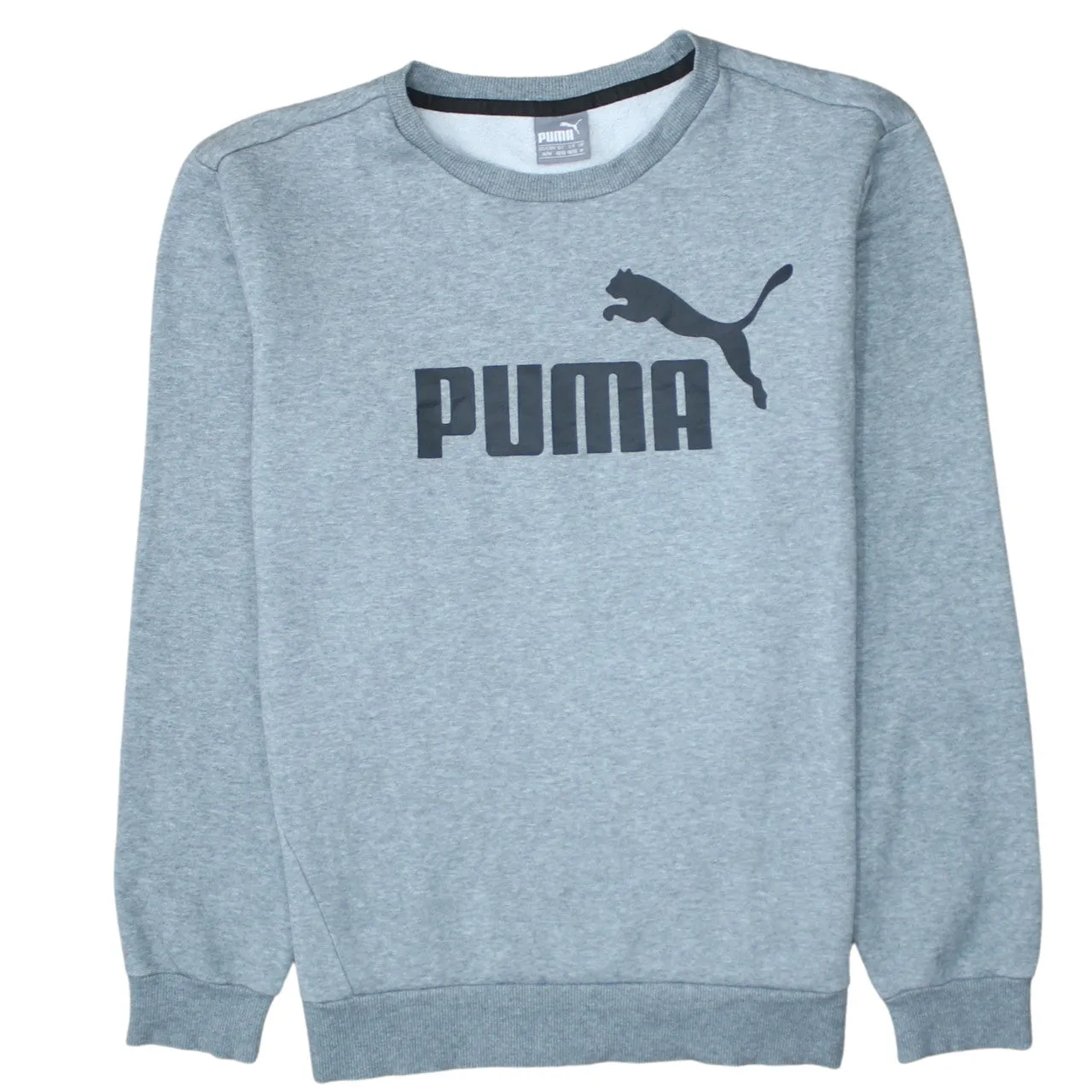 Puma 90's Spellout Crew Neck Sweatshirt Medium Grey sold by Vintage Club