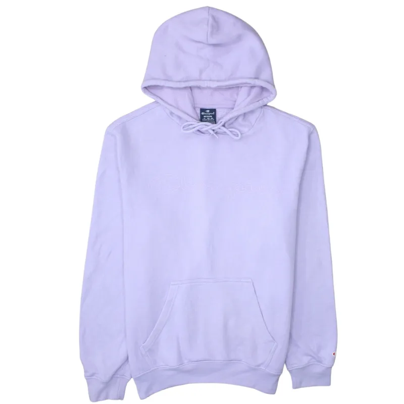 Champion 90's Drawstring Pockets Pullover Hoodie Medium Purple sold by Vintage Club