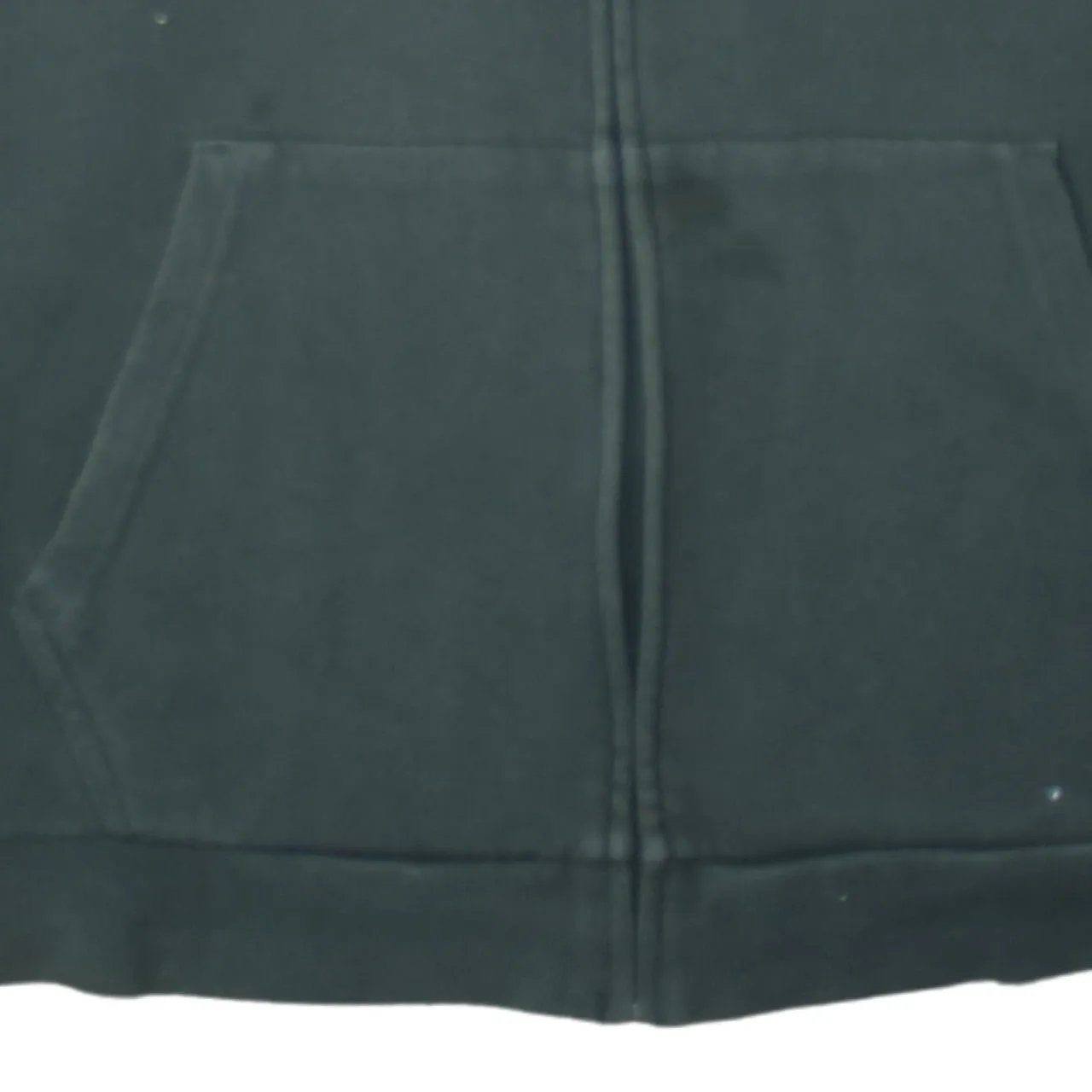 Under Armour Dark Green Full Zip Hoodie Women's Large Embroidered Chest Logo Split Pocket Sweatshirt sold by Vintage Club product image thumbnail 4