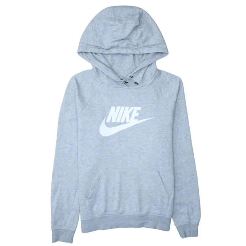 Nike 90's Center Middle Swoosh Pullover Hoodie Small Grey sold by Vintage Club