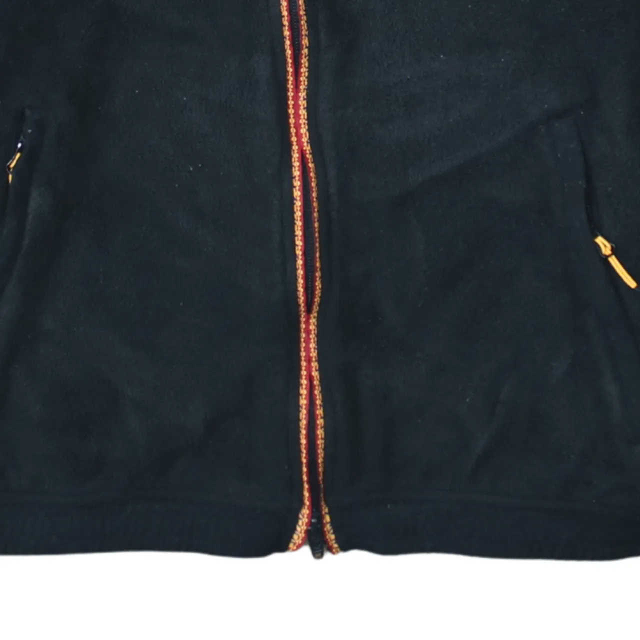 Adidas Black Fleece Jacket Men's Small Embroidered Chest Patch Zip Pockets Outdoor Top sold by Vintage Club product image thumbnail 4