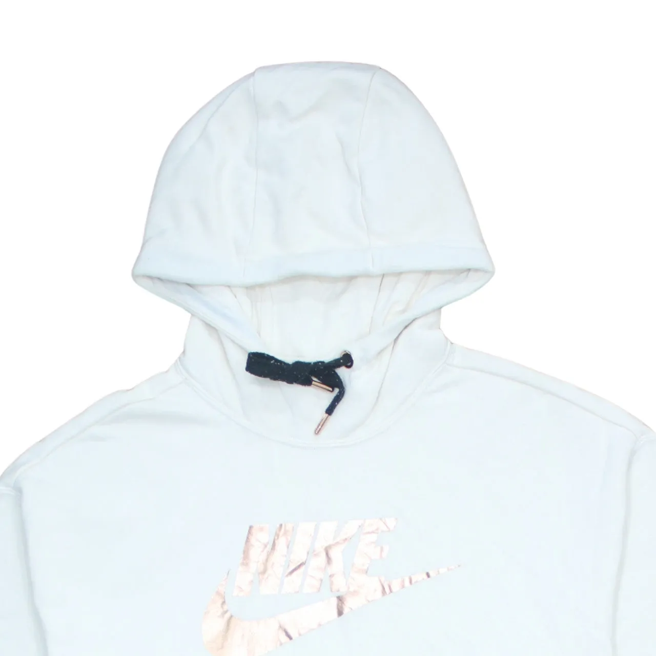 Nike 90's Center Middle Swoosh Pullover Hoodie Medium White sold by Vintage Club product image thumbnail 3