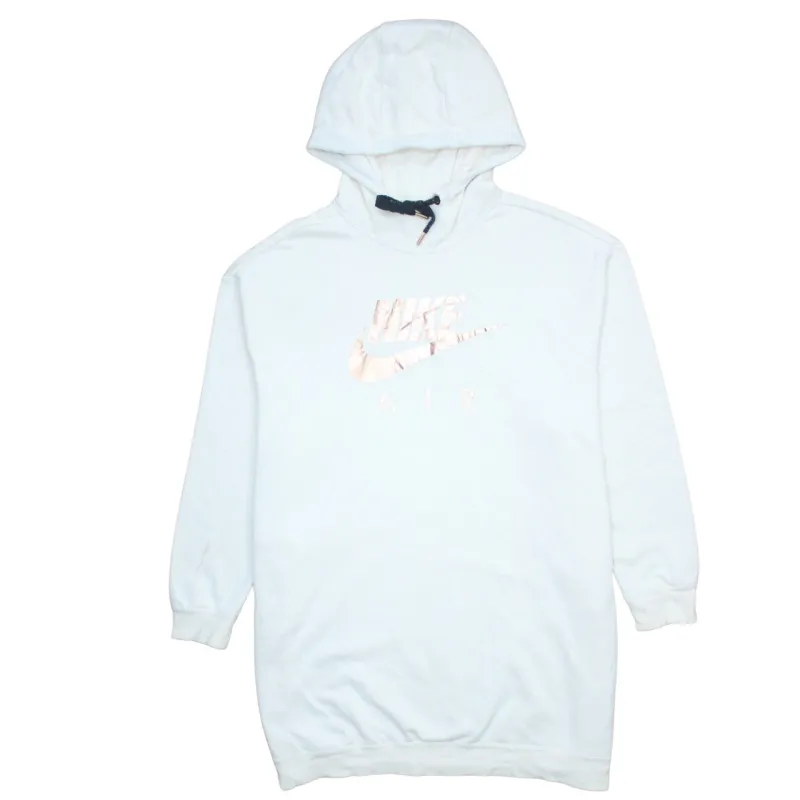 Nike 90's Center Middle Swoosh Pullover Hoodie Medium White sold by Vintage Club