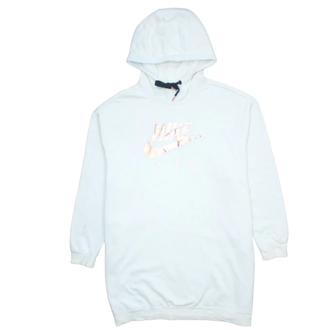 Nike 90's Center Middle Swoosh Pullover Hoodie Medium White sold by Vintage Club