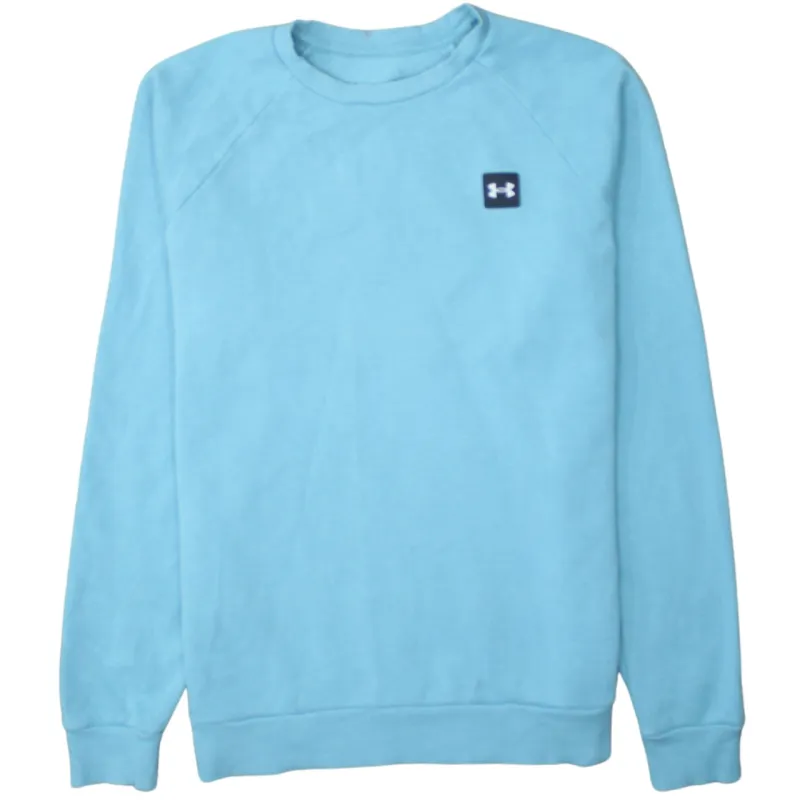 Under Armour 90's Lightweight Crew Neck Sweatshirt Small Blue made by Under Armour