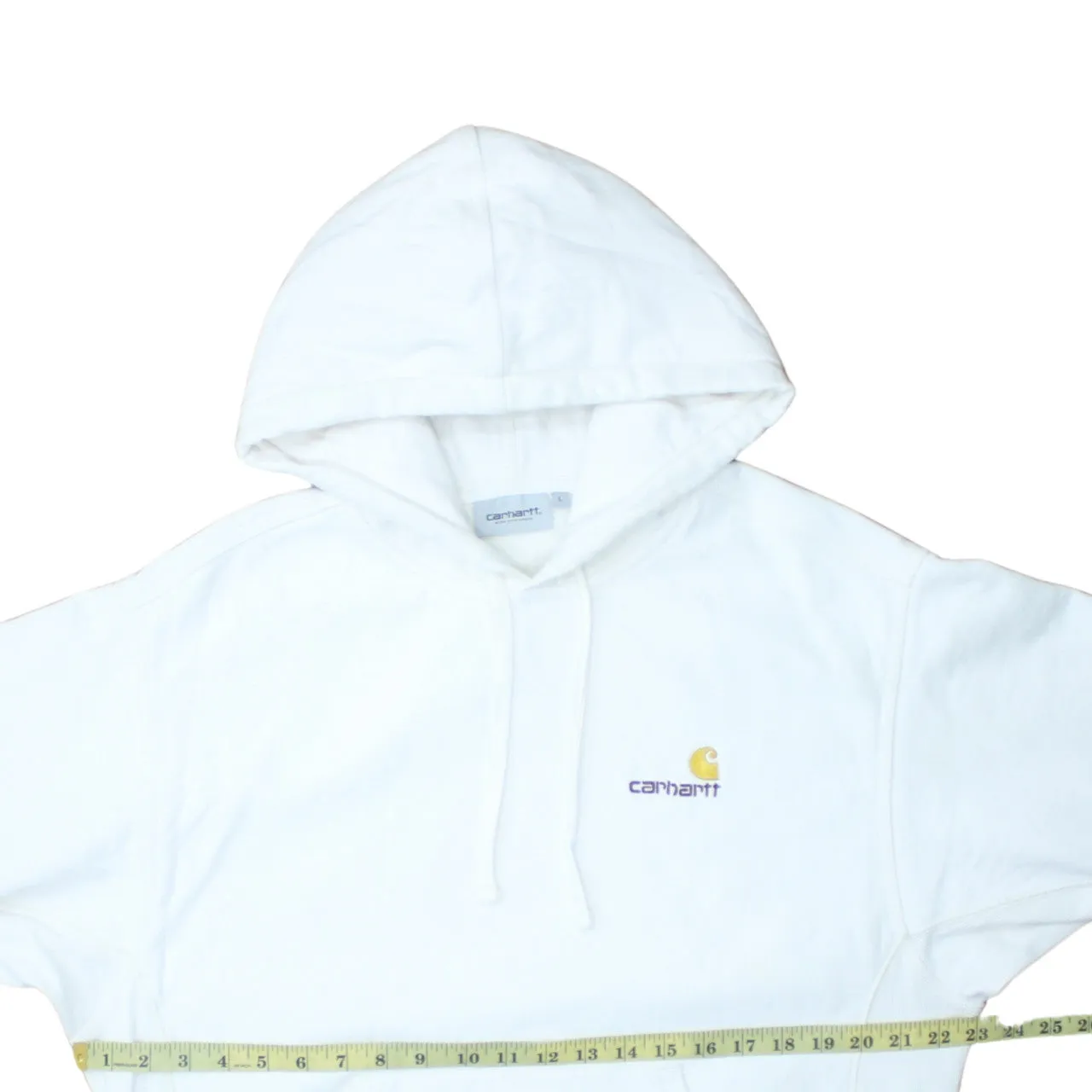 Carhartt 90's Drawstring Pockets Pullover Hoodie Large White sold by Vintage Club product image thumbnail 5