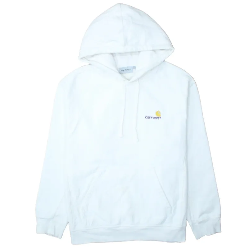 Carhartt 90's Drawstring Pockets Pullover Hoodie Large White sold by Vintage Club