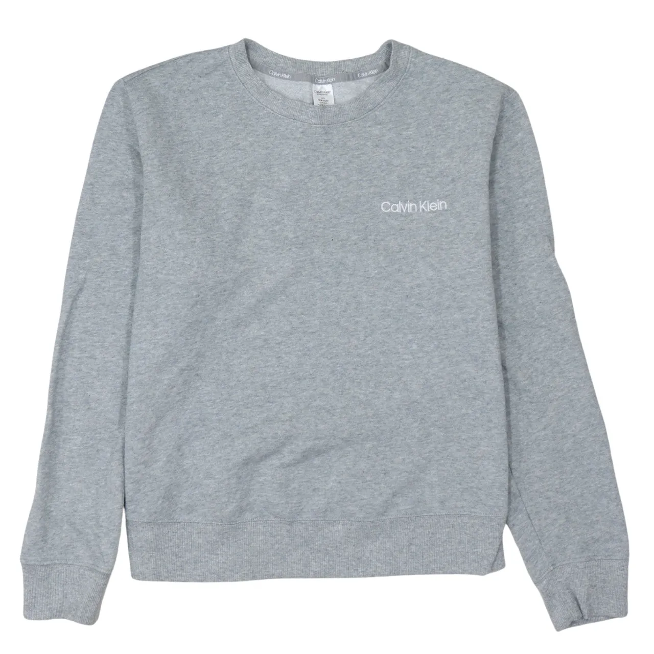 Calvin Klein 90's Lightweight Crew Neck Sweatshirt Large Grey sold by Vintage Club
