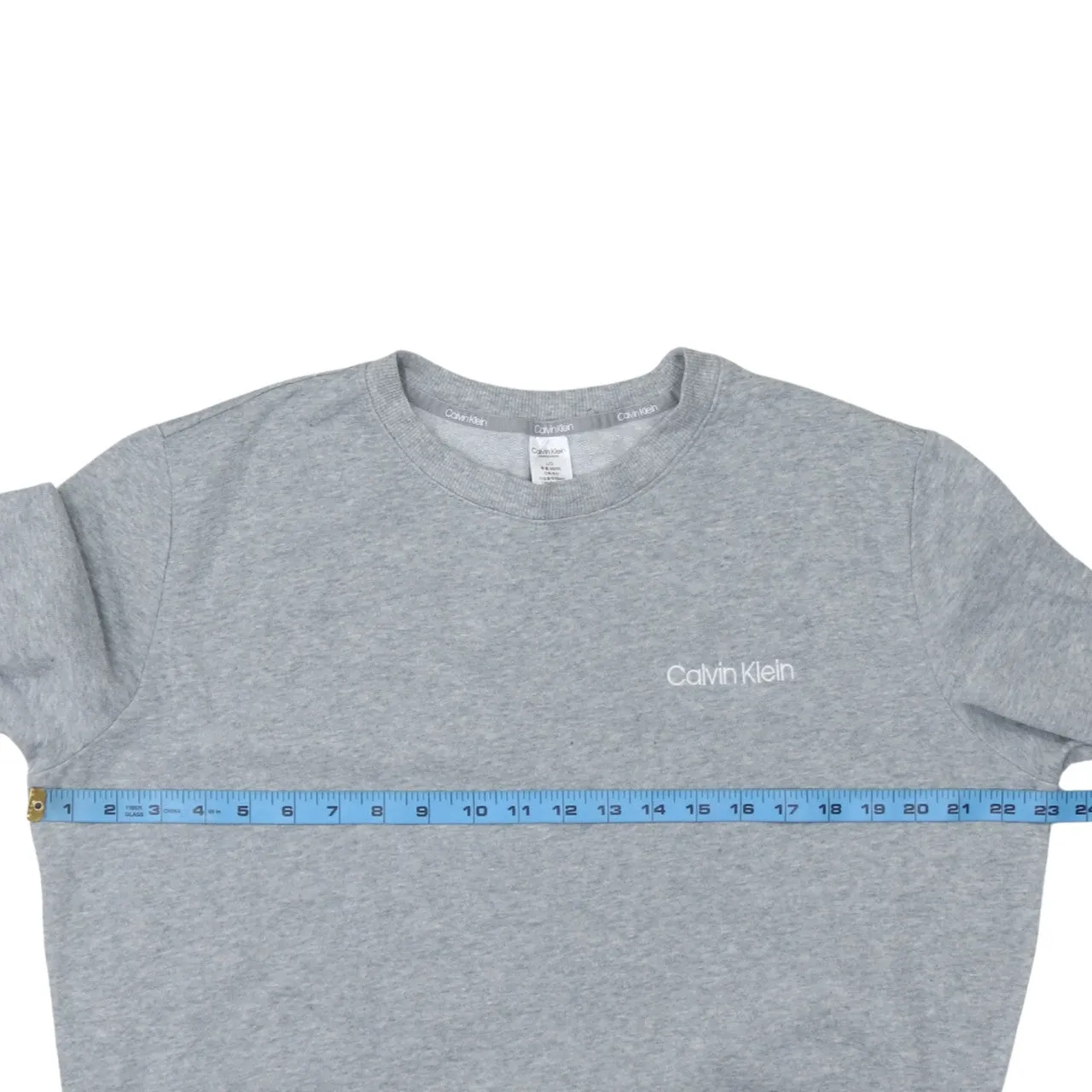 Calvin Klein 90's Lightweight Crew Neck Sweatshirt Large Grey sold by Vintage Club product image thumbnail 5