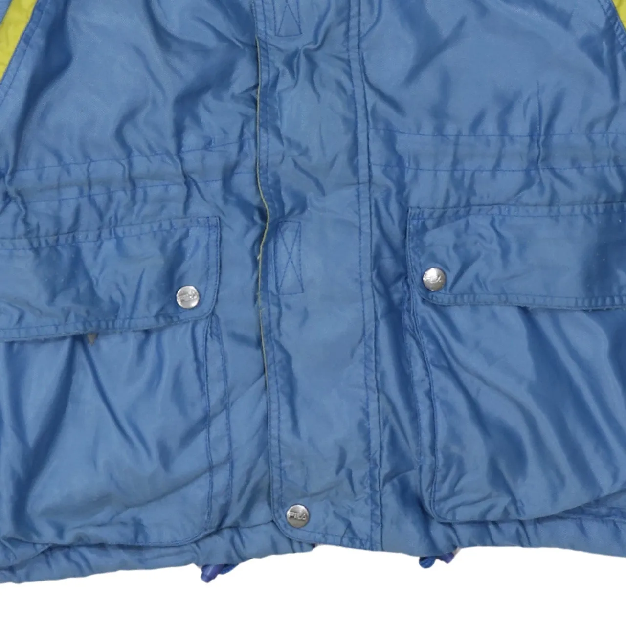Fila 90's Hooded Full Zip Up Windbreaker Large Blue sold by Vintage Club product image thumbnail 4