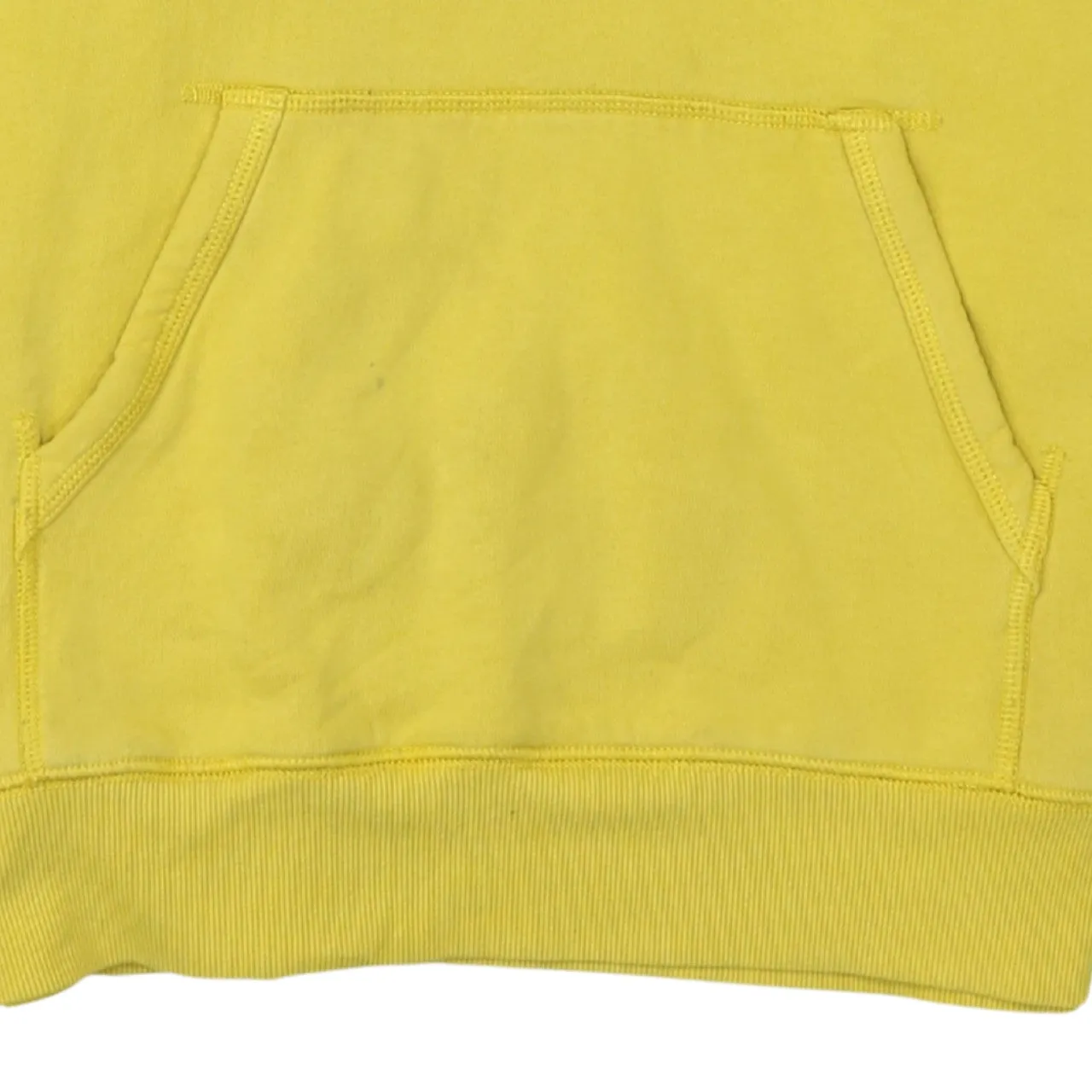 Vans Yellow Hoodie Women's Small Embroidered Chest Logo Front Pocket Pullover Sweatshirt sold by Vintage Club product image thumbnail 4