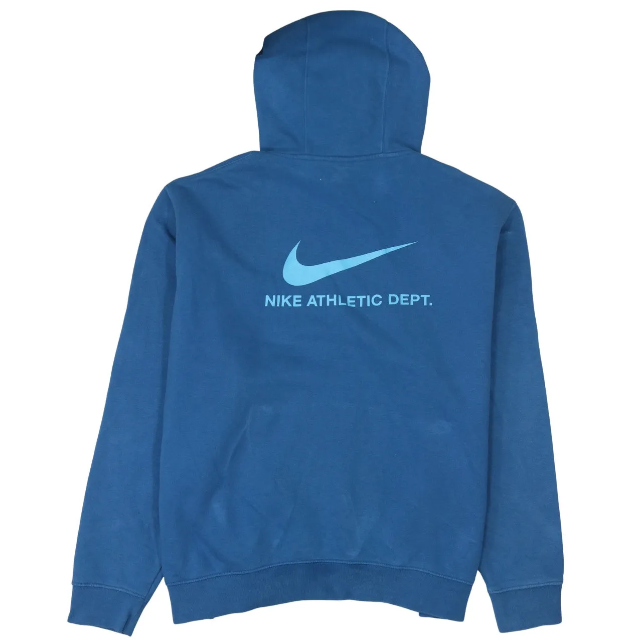 Nike 90's Center Middle Swoosh Pullover Hoodie XLarge Blue sold by Vintage Club product image thumbnail 2