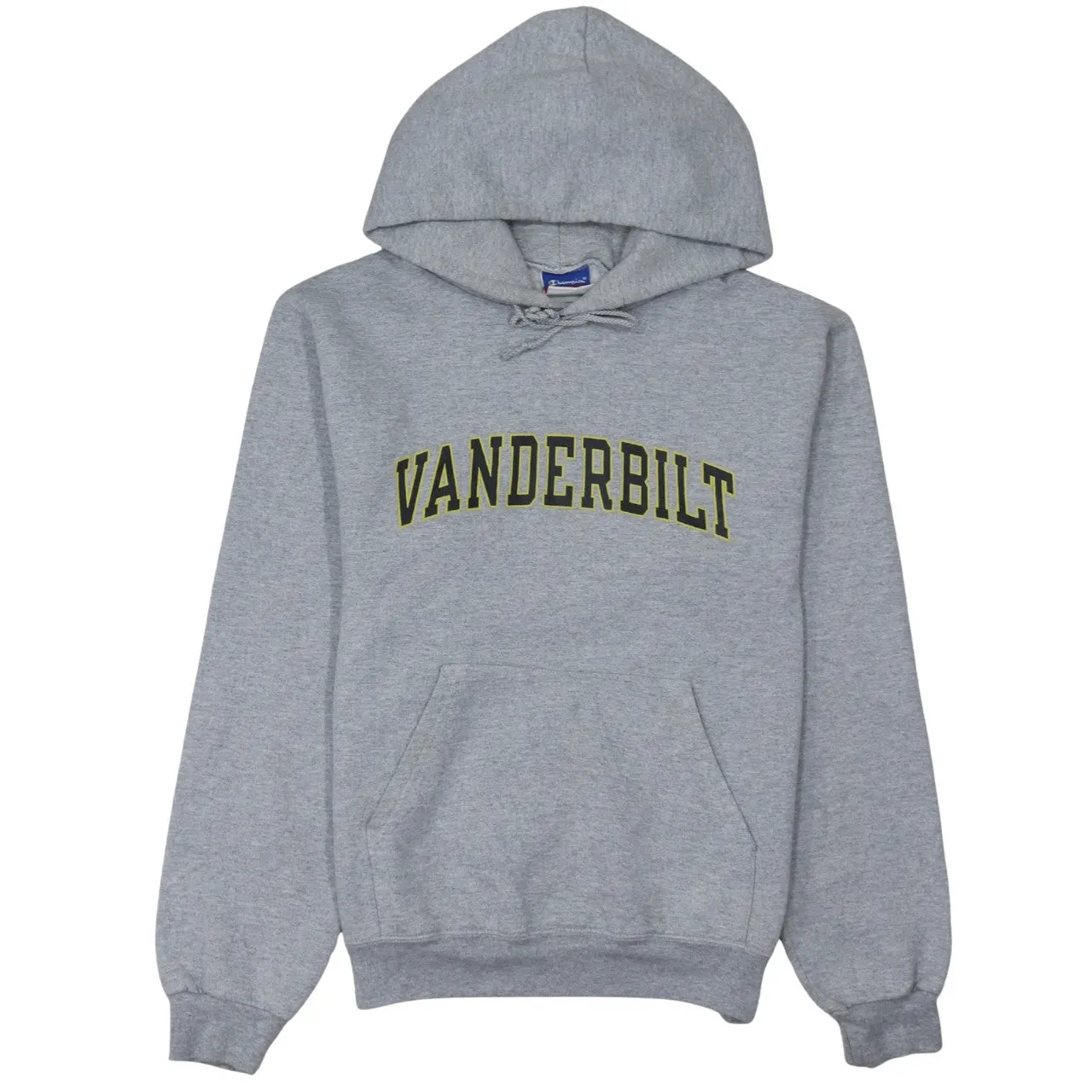 Champion Grey Hoodie Women’s Small Vanderbilt Printed Logo Fleece Pullover Sweatshirt sold by Vintage Club