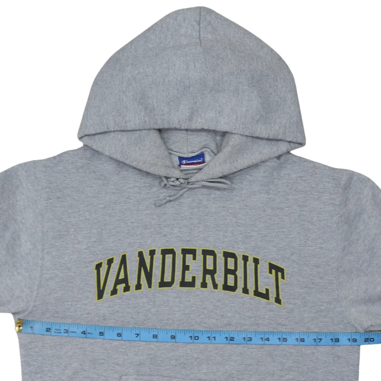 Champion Grey Hoodie Women’s Small Vanderbilt Printed Logo Fleece Pullover Sweatshirt sold by Vintage Club product image thumbnail 5