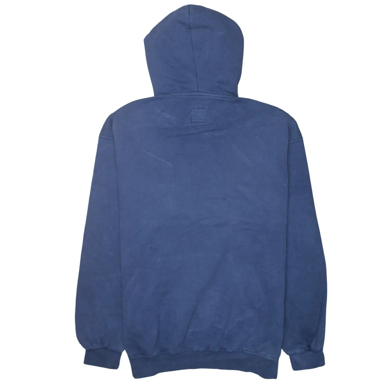 Nike Navy Blue Hoodie Men's XLarge Embroidered Swoosh Front Pocket Pullover Sweatshirt sold by Vintage Club product image thumbnail 2