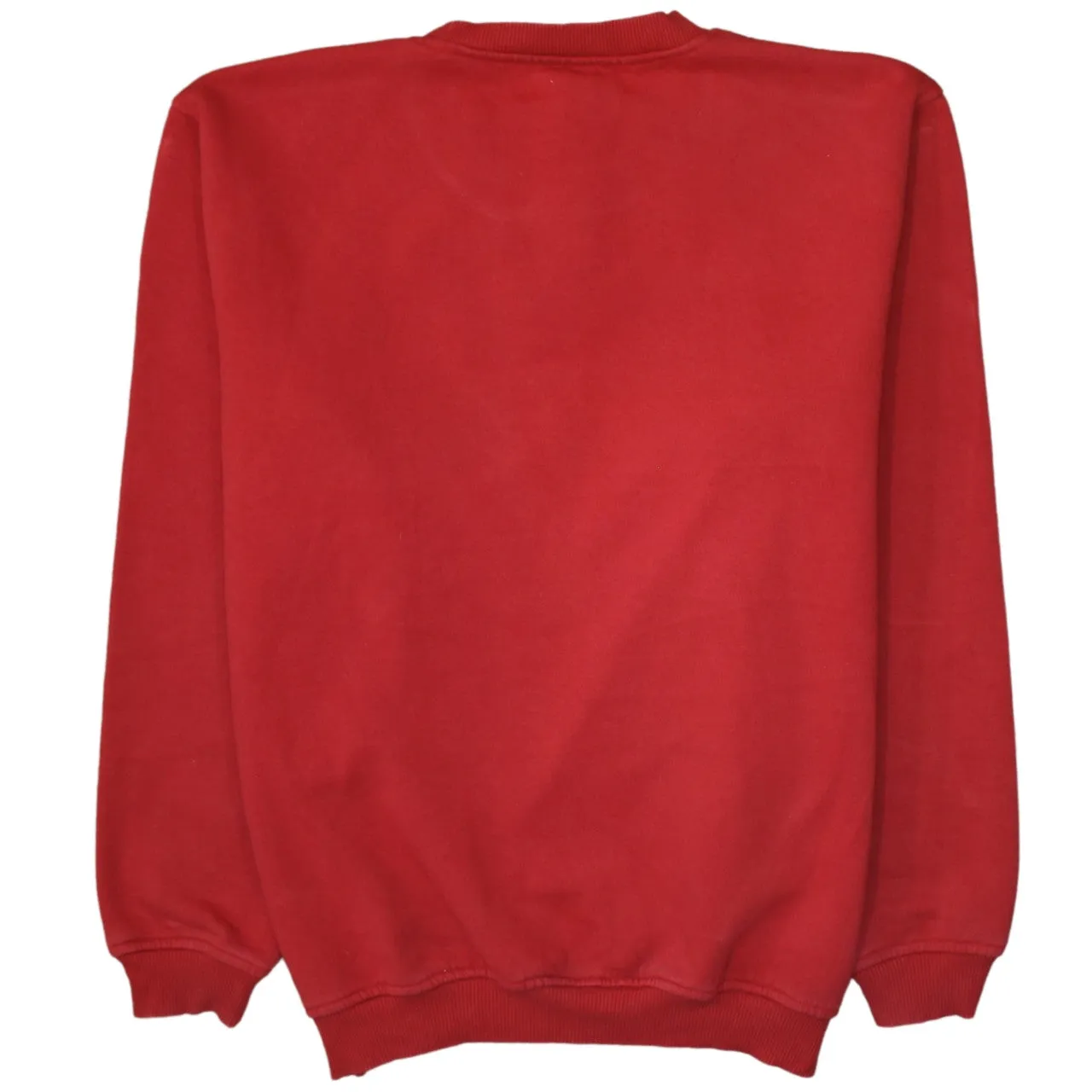 Fila Burgundy Red Sweatshirt Women’s XLarge Embroidered Logo Crewneck Pullover Fleece Top sold by Vintage Club product image thumbnail 2