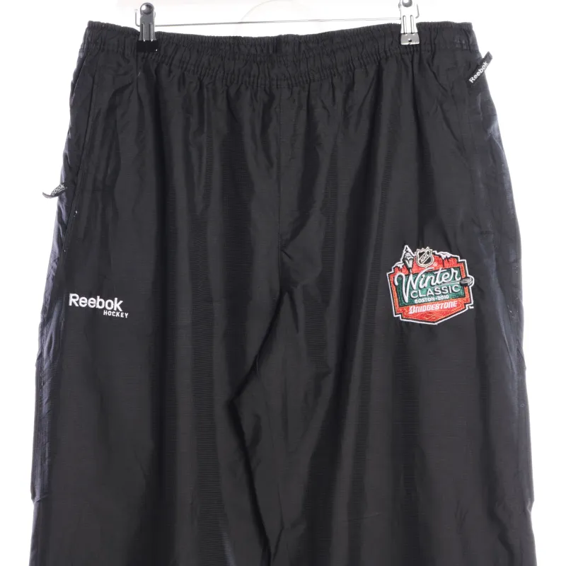 Vintage Champion Black Medium Jogger Pants A-Grade Drawstring Fit made by Reebok