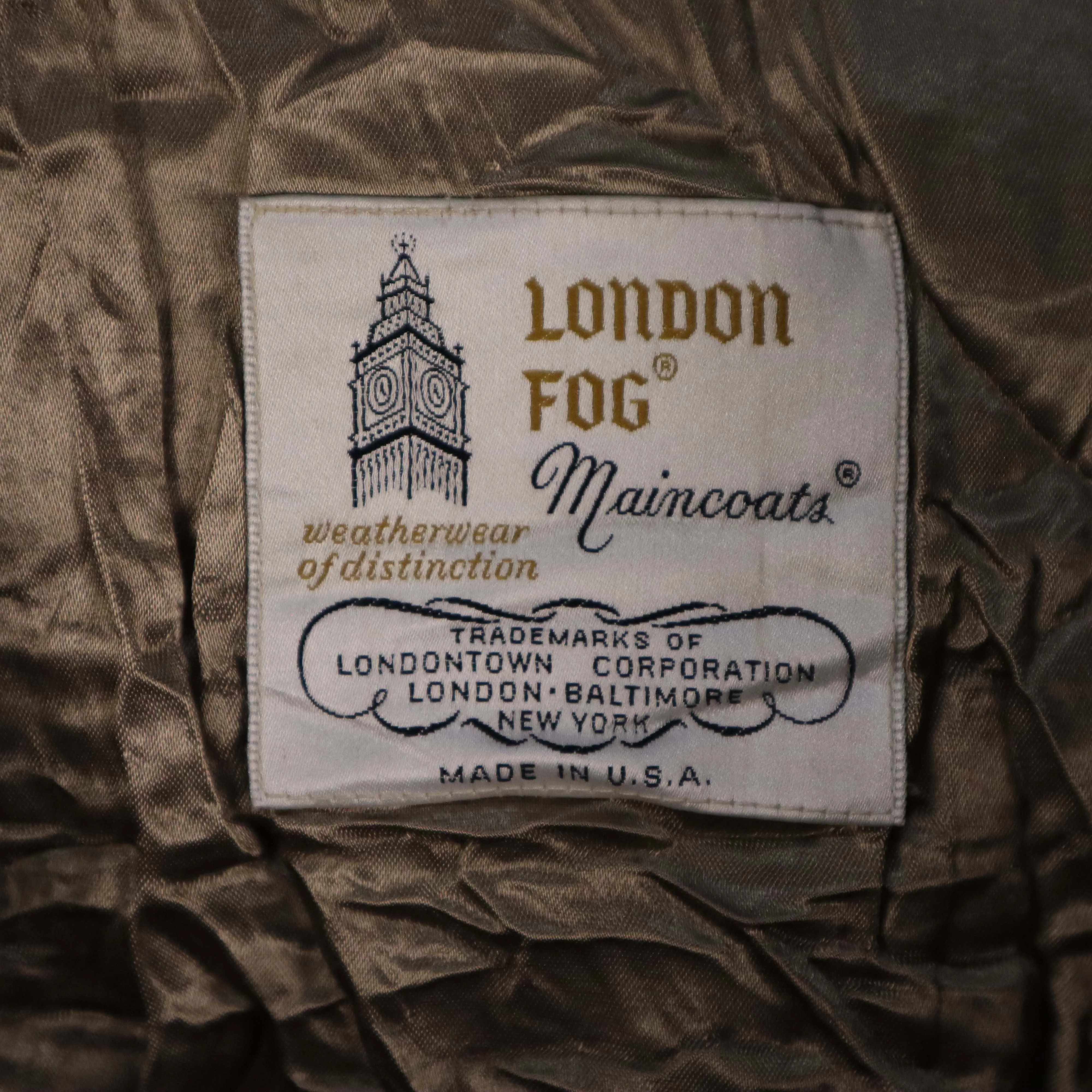 London Fog Men's 90s Vintage Trench Coat Beige Cream Large Classic sold by Vintage Club product image thumbnail 4