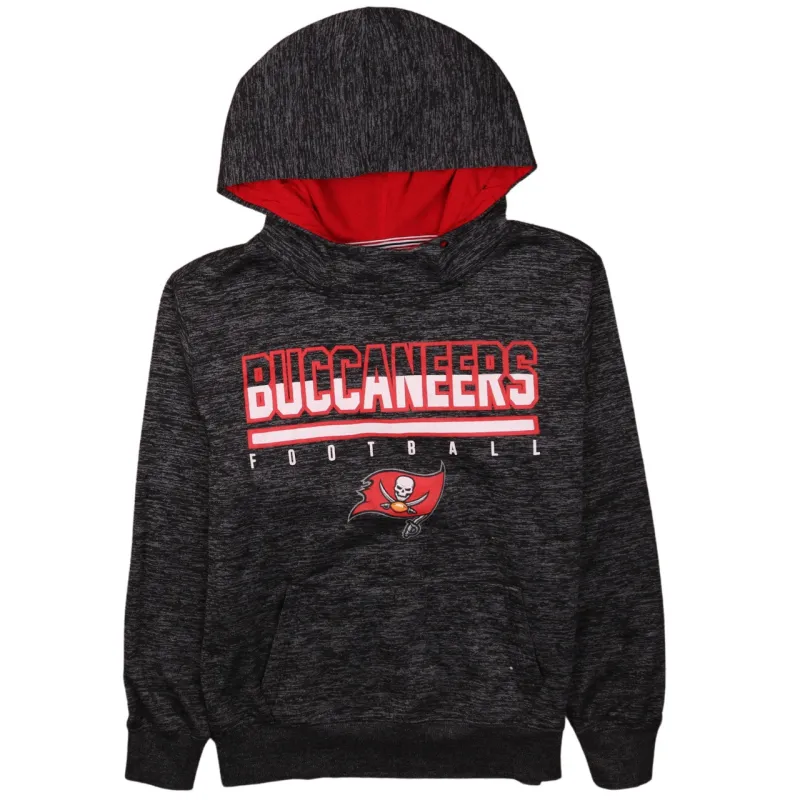 Men's Vintage 90s NFL Buccaneers Black Hoodie Small Retro Pullover sold by Vintage Club