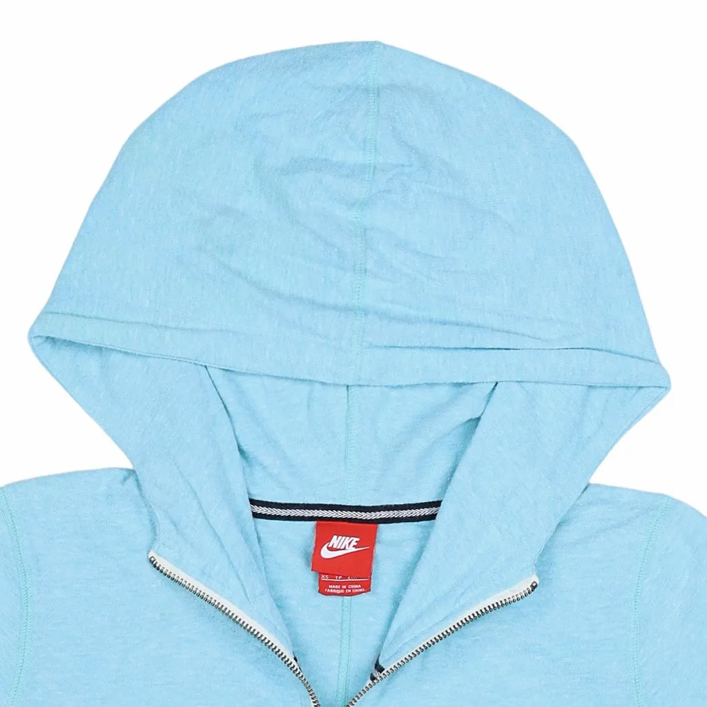 Nike Vintage 90s Blue Spellout Hoodie XSmall | Men's Retro Zip Up sold by Vintage Club product image thumbnail 3