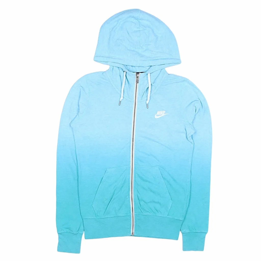 Nike Vintage 90s Blue Spellout Hoodie XSmall | Men's Retro Zip Up sold by Vintage Club