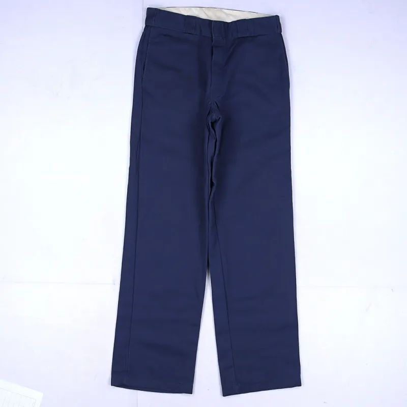Dickies Men's 90's Baggy Chino Jeans Large Blue Retro Style Pants made by Dickies
