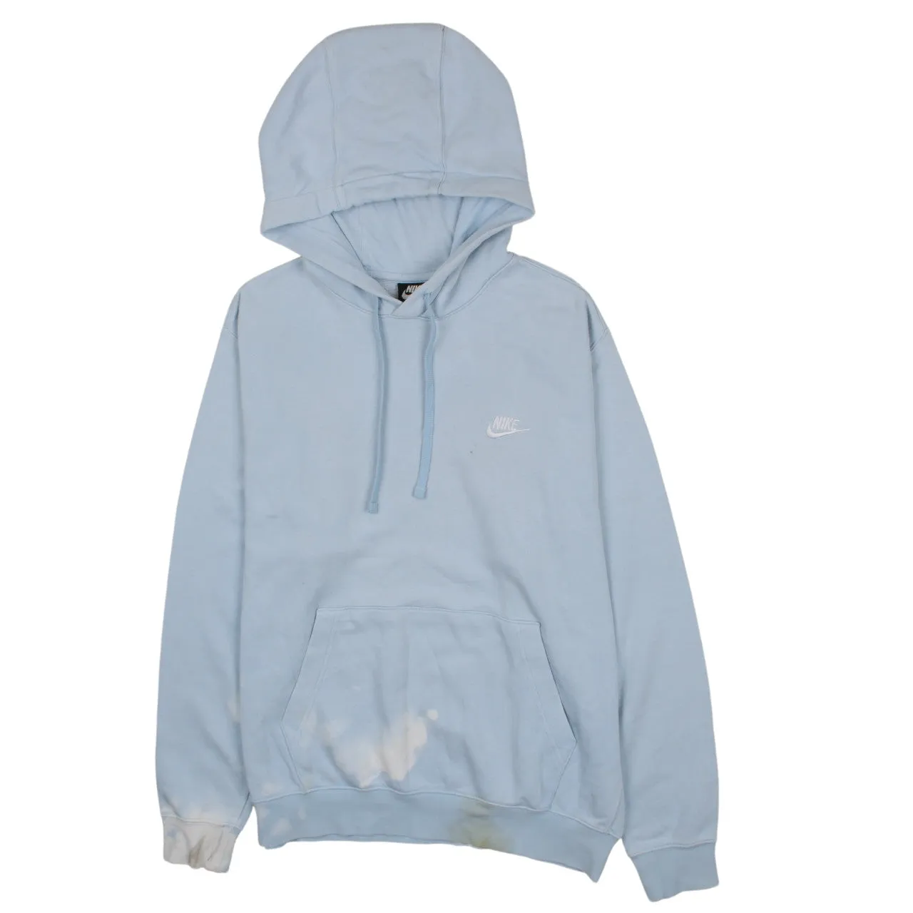 Vintage 90's Nike Men's Medium Blue Swoosh Hoodie, Rare Pullover sold by Vintage Club