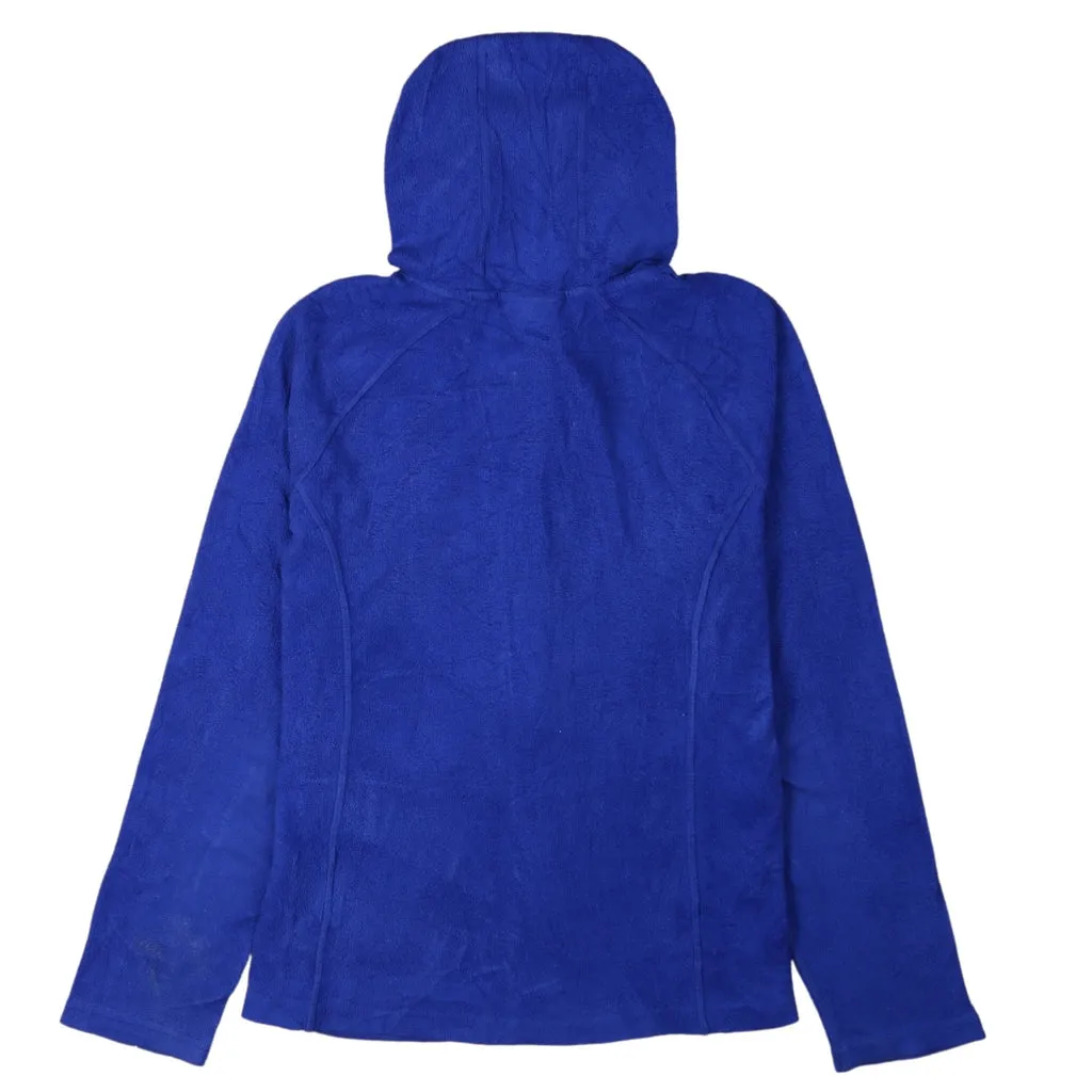 The North Face 90's Vintage Women's Blue Hooded Fleece Jumper S sold by Vintage Club product image thumbnail 2
