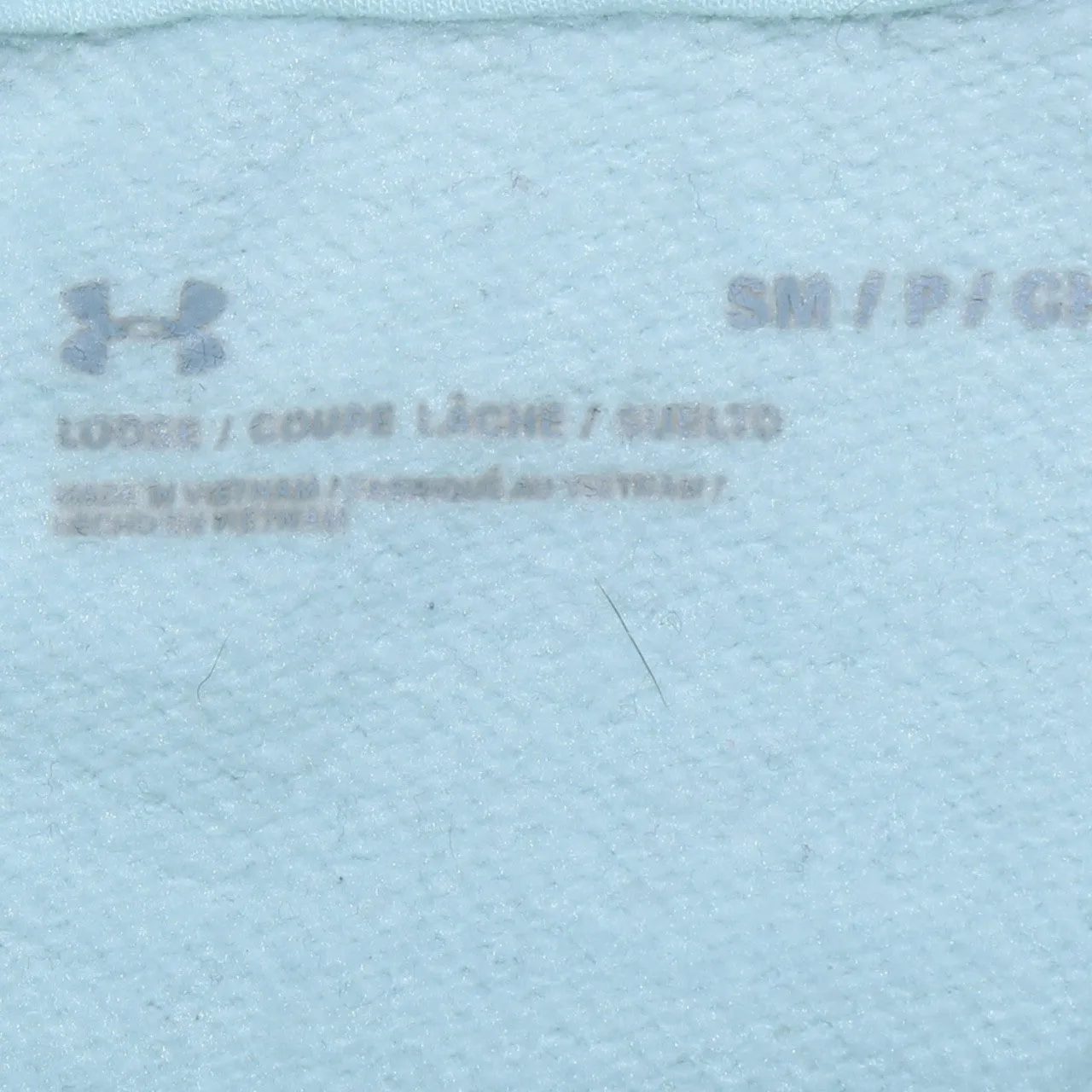 Under Armour Men's Small Hoodie Pale Blue Embroidered Logo Sweatshirt sold by Vintage Club product image thumbnail 4
