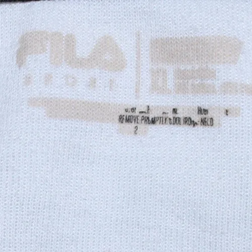 Fila Men's 90s XL Off White Hoodie Pullover, Minimalist Vintage Style sold by Vintage Club product image thumbnail 4
