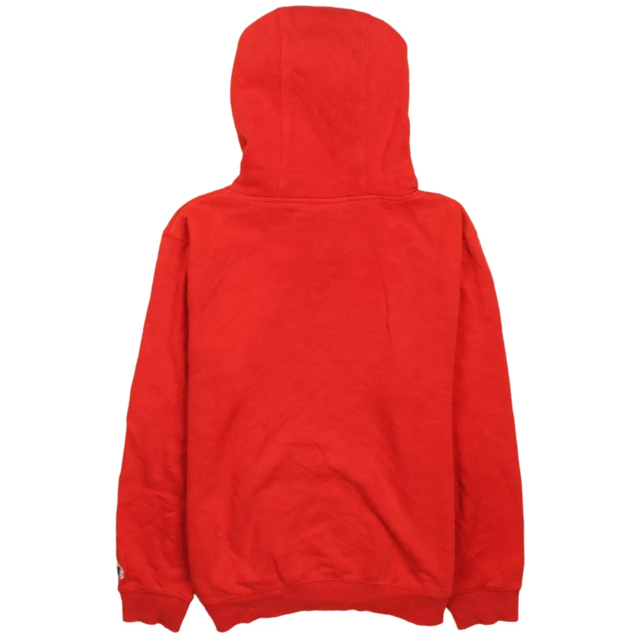 Champion 90's Red Vintage Spellout Pullover Hoodie Women's Large sold by Vintage Club product image thumbnail 2