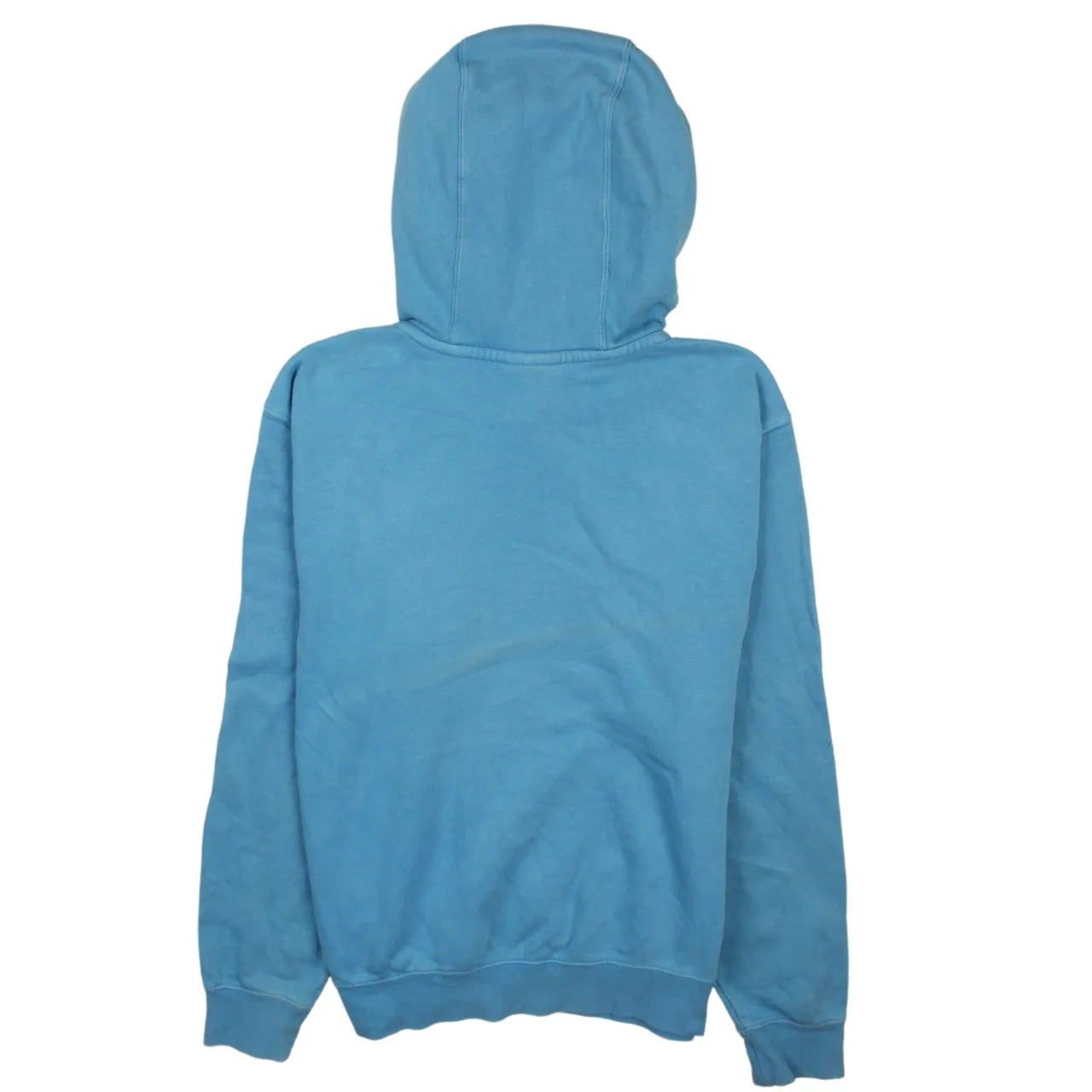 Vintage 90s Nike Blue Swoosh Hoodie Men's Small Retro Pullover Sweatshirt sold by Vintage Club product image thumbnail 2