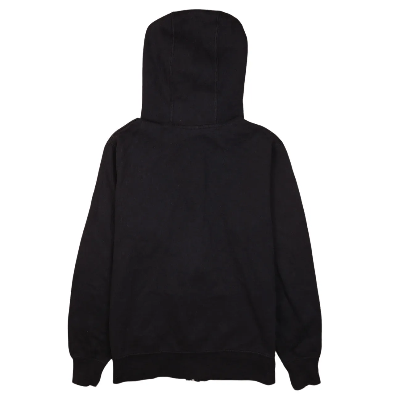 Vintage 1990s NFL Raiders Full Zip Black Hoodie Unisex Medium Size sold by Vintage Club product image thumbnail 2