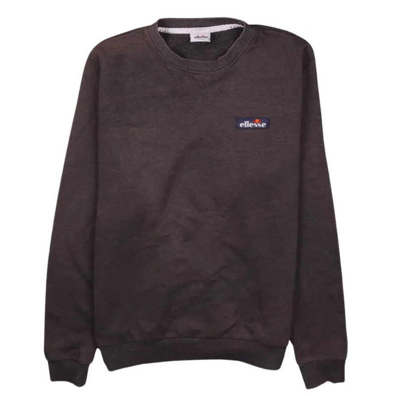 Ellesse Women's XL 90s Vintage Crew Neck Sweatshirt Grey Retro made by Ellesse