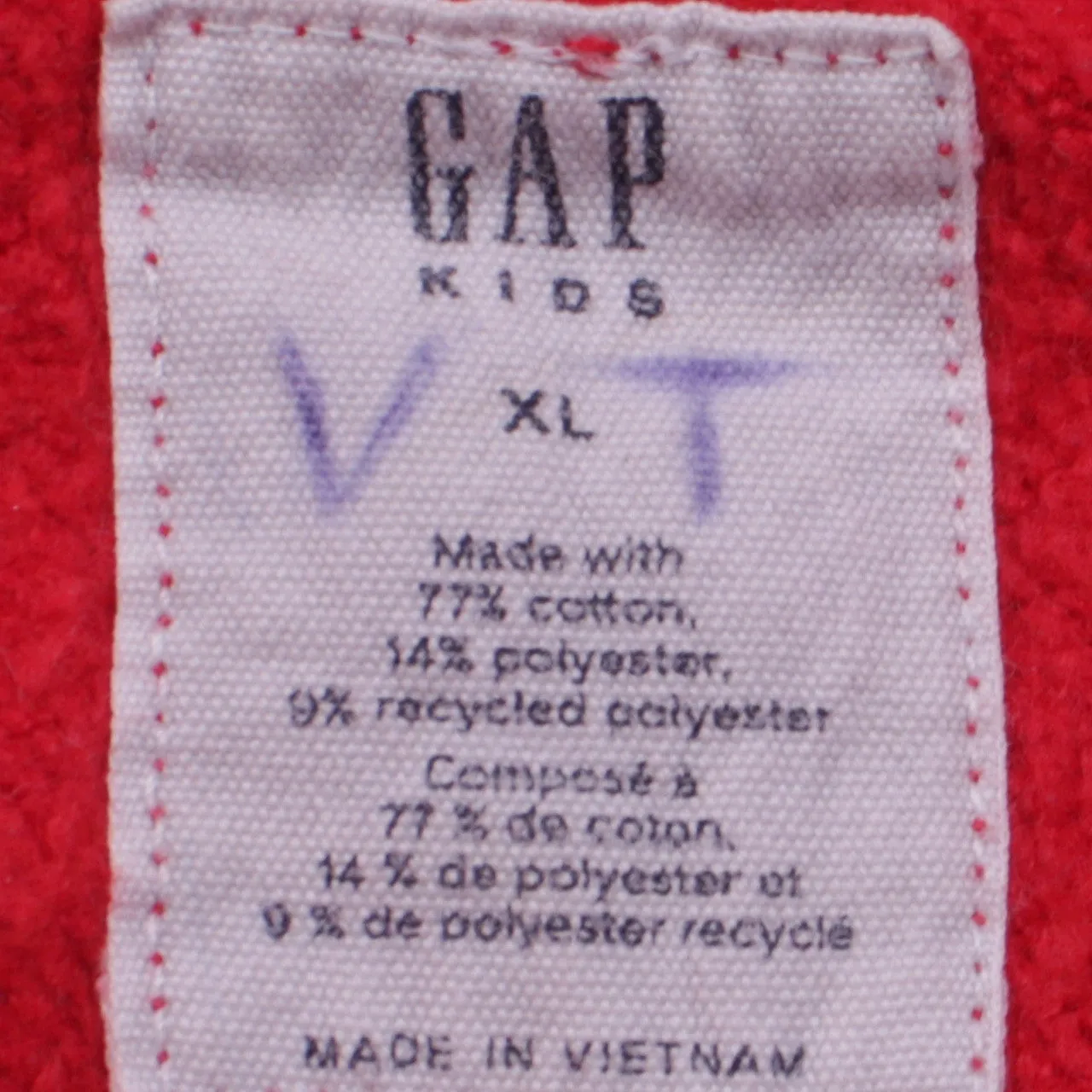 Gap Women's XL Red Vintage 90s Crew Neck Spellout Sweatshirt Retro sold by Vintage Club product image thumbnail 4