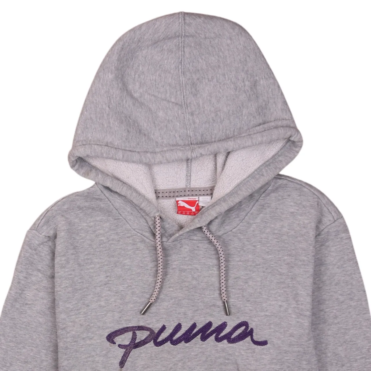 Puma Vintage 90's Grey Spellout Pullover Hoodie XL Retro Streetwear sold by Vintage Club product image thumbnail 3