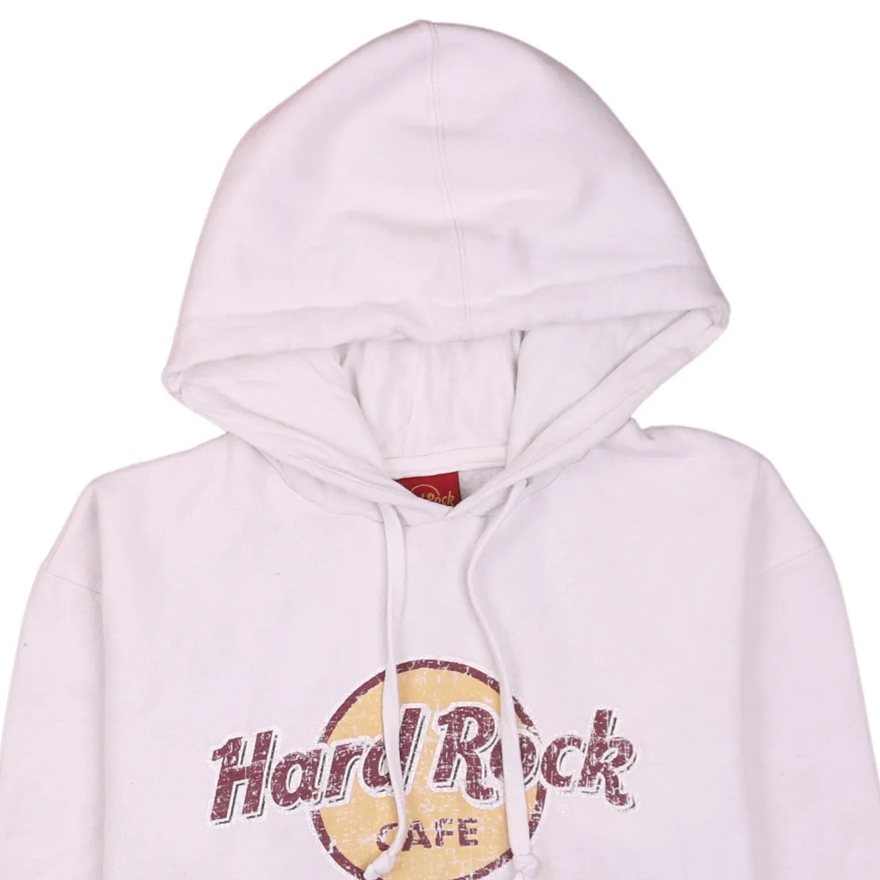 Rare Vintage Hard Rock Cafe 90s White Spellout Hoodie XS Retro sold by Vintage Club product image thumbnail 3