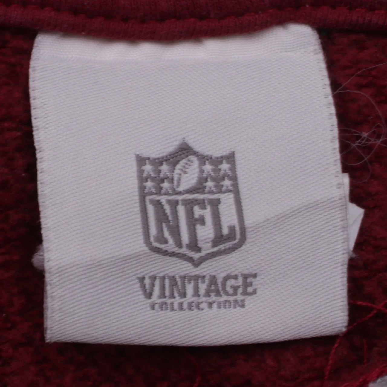 NFL Burgundy Red Hoodie Men's Small Vintage Pullover Sweatshirt sold by Vintage Club product image thumbnail 4