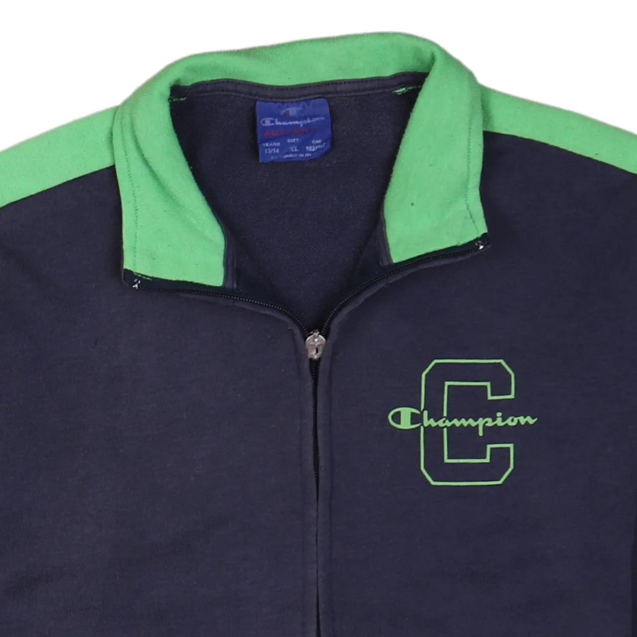 Vintage 90s Champion Women's Blue Track Jacket XLarge Full Zip Retro sold by Vintage Club product image thumbnail 3