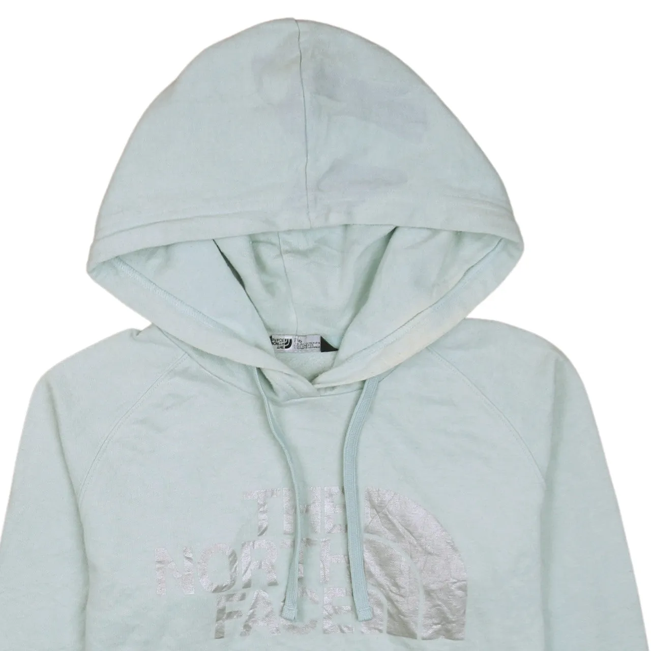 The North Face Women's Vintage 90's Blue Spellout Hoodie Small sold by Vintage Club product image thumbnail 3