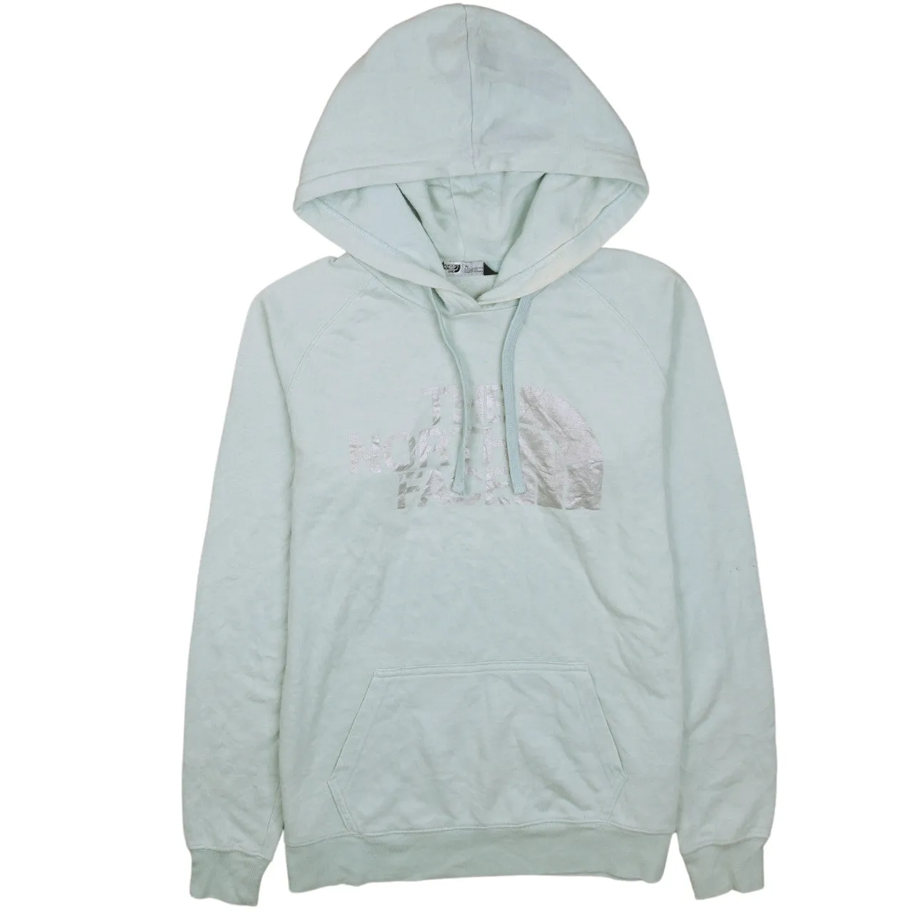 The North Face Women's Vintage 90's Blue Spellout Hoodie Small sold by Vintage Club